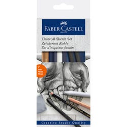 Image for Faber-Castell Charcoal Sketch Pencils, Set of 7 from School Specialty