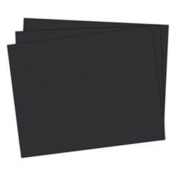 Image for School Smart Railroad Board, 22 x 28 Inches, 4-Ply, Black, Pack of 25 from School Specialty