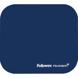 Image for Fellowes Non-Skid Mouse Pad with Microban, 8 x 9 Inches, Blue from School Specialty