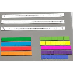 Image for Didax Fraction Tile Number Line Set from School Specialty