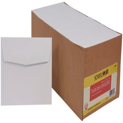 Image for School Smart #6-3/4 Envelopes, 3-5/8 x 6-1/2 Inches, White, Pack of 500 from School Specialty
