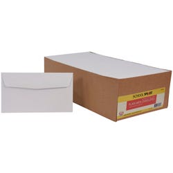 School Smart #6-3/4 Envelopes, 3-5/8 x 6-1/2 Inches, White, Pack of 500 2013888