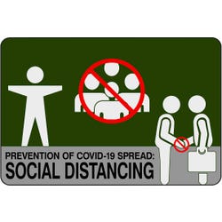 Image for Justrite Mfg Co LLC Social Distancing Mat, 4 x 6 Feet from School Specialty