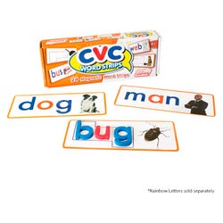 Image for Junior Learning CVC Word Strips, Set of 24 from School Specialty