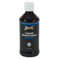 Image for Sax Liquid Washable Watercolor Paint, 8 Ounces, Brown from School Specialty