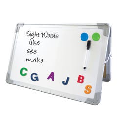 Image for Flipside Dry Erase Magnetic Desktop Easel, 18 x 12 Inches from School Specialty