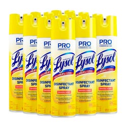 Image for Lysol Disinfectant Spray, 19 oz, Case of 12 from School Specialty