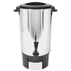 Image for CoffeePro Commercial Percolating Urn/Coffee Maker with Filter Basket, 30 Cup, Stainless Steel from School Specialty
