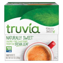 Image for Truvia All Natural Single-Serving Sweetener, White, Pack of 140 from School Specialty