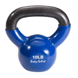 Image for Body Solid Vinyl Coated Colored Kettlebells, 10 Pounds from School Specialty
