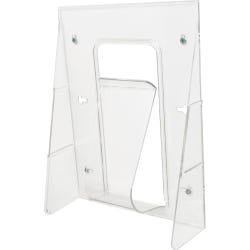 Image for Deflect-O Free Standing Magazine Display Rack, 9-1/8 x 2-3/4 x 11-3/4 Inches, 1 Pocket, Clear from School Specialty