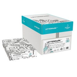 LetterMark Multi-Purpose Paper, 20 lb, 8-1/2 x 14 Inches, Blue, Pack of 500, Item Number 2095600
