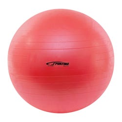 Sportime Anti Burst Exercise Ball, 29-1/2 Inches, Red Item Number 2089044