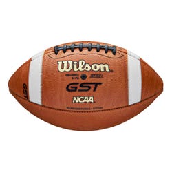 Image for Wilson GST NFHS Leather Football, Regulation Size 9 from School Specialty