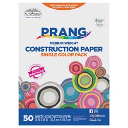 Image for Prang Medium Weight Construction Paper, 12 x 18 Inches, Yellow, 50 Sheets from School Specialty