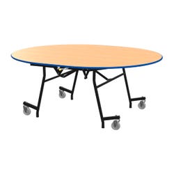 Image for Classroom Select EasyFold Mobile Table, 60 x 72 Inches, Oval, Plywood Core, LockEdge from School Specialty