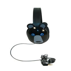 Image for Califone Listening First 2810-BE Over-Ear Stereo Headphones, Inline Volume Control, 3.5mm Plug, Bear from School Specialty