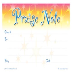 Image for Hammond & Stephens 2-Part Carbonless Praise Note Memo Pad with Carbonless Duplicates, 50 Sheets, 5 X 8 in from School Specialty