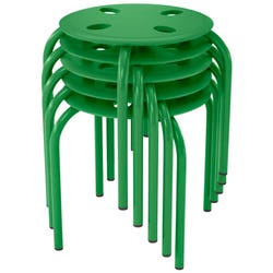 Image for Classroom Select Prima Stool, 12-Inch Seat Height, Green, Set of 5 from School Specialty
