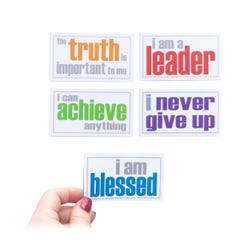 Image for Inspired Minds Encouragement Booster Magnets, Assorted, Set of 5 from School Specialty