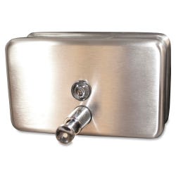 Image for Genuine Joe 40 oz Soap Dispenser, Stainless Steel from School Specialty