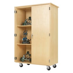Image for Diversified Spaces Robotics Cabinet, 44 x 24 x 68 Inches, Maple from School Specialty