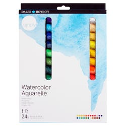 Daler-Rowney Simply Watercolor Tube Set, 0.4 Ounce, Set of 24 Item Number 2020180