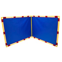 Children's Factory Big Screen Right Angle Panel, Blue, Item Number 1427976