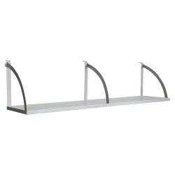 Image for Lorell Panel Shelf, 56-1/4 x 11-3/4 x 14-1/4 Inches, Aluminum from School Specialty