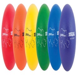 Image for Champion Sports Rhino Skin Dodgeballs, Low Bounce, 8 Inches, Set of 6 colors from School Specialty