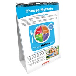 Sportime MyPlate Food Groups Flip Charts, Grades 5 to 9, Set of 10 Item Number 2013483