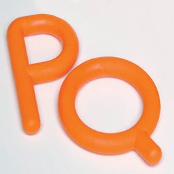 Image for Speech Pathology LLC P and Q Chewy Tube Set, Orange, Set of 2 from School Specialty