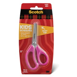 Scotch Blunt Tip Kids Scissors, 5 Inches, Stainless Steel Blade, Assorted Colors, Item Number 1401994