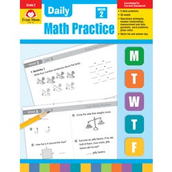 Image for Evan-Moor Daily Math Practice, Grade 2 from School Specialty