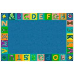 Image for Childcraft Alphabet Blocks Border Carpet, Rectangle from School Specialty