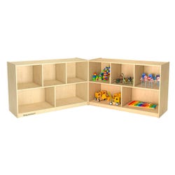 Childcraft Mobile Hide-Away Preschool Cabinet, 95-1/2 x 14-1/4 x 30 Inches, Item Number 204426