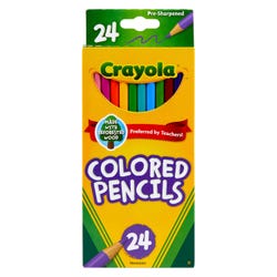 Image for Crayola Colored Pencils, Assorted Colors, Set of 24 from School Specialty