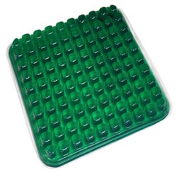 Image for Abilitations Gel-E Seat, 10-1/2 x 10-1/2 Inches, Green from School Specialty