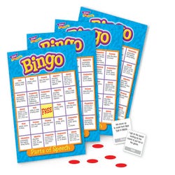 Image for Trend Enterprises Parts of Speech Bingo Game, 3+ Years from School Specialty