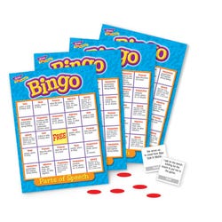 Image for Trend Enterprises Parts of Speech Bingo Game, 3+ Years from School Specialty