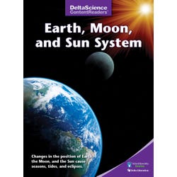 Image for Delta Science Content Readers Earth, Moon and Sun Purple Book, Pack of 8 from School Specialty