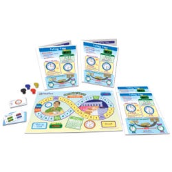 Image for NewPath Telling Time Learning Center Game, Grades 1 to 2 from School Specialty