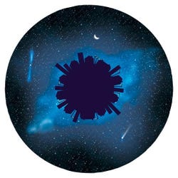 Image for Snoezelen Solar Effect Wheel, Starry Sky from School Specialty