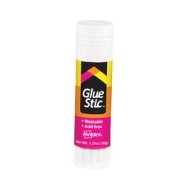 Image for Avery Permanent Glue Stic, 1.27 Ounces, White and Dries Clear from School Specialty