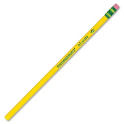 Image for Ticonderoga Tri-Write Triangular Pencils, No 2 Tips, Yellow, Pack of 12 from School Specialty