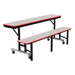 Image for Classroom Select Convertible Bench Table, Black Frame from School Specialty