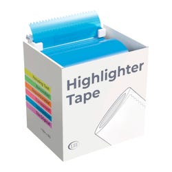 Image for Lee Removable Wide Highlighter Tape, 1-7/8 X 393 Inches, Blue, Pack of 2 from School Specialty