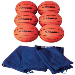 Image for FlagHouse Active Series Rubber Basketball, Size 5, Set of 24 from School Specialty