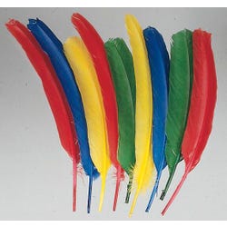 Image for Creativity Street Long Colored Quills, 10 to 12 Inches, Pack of 12 from School Specialty