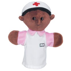 Image for Get Ready Kids Nurse Hand Puppet, African American, 12 Inches from School Specialty